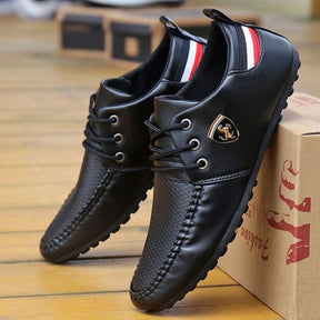 Sapato Oxford Casual de Couro Legítimo - Escuderia Black Ferri