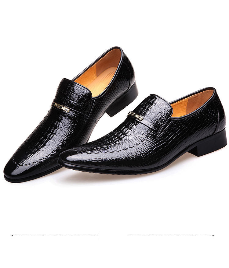 Sapato Social Masculino Mocassim de Couro Legítimo - Aligator Style