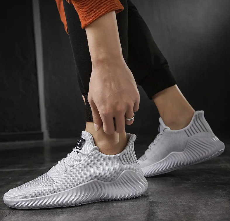 Baskets décontractées pour hommes, style chaussette confortable - Flex Walk