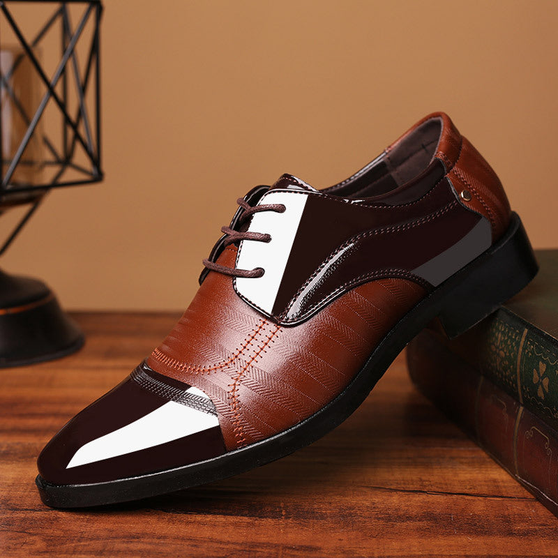 Chaussures habillées en cuir véritable pour hommes - Mr. James