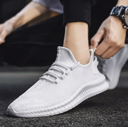 Baskets décontractées pour hommes, style chaussette confortable - Flex Walk