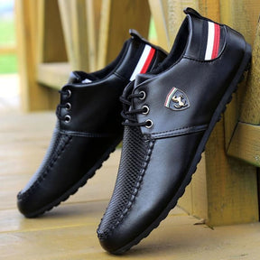 Sapato Oxford Casual de Couro Legítimo - Escuderia Black Ferri