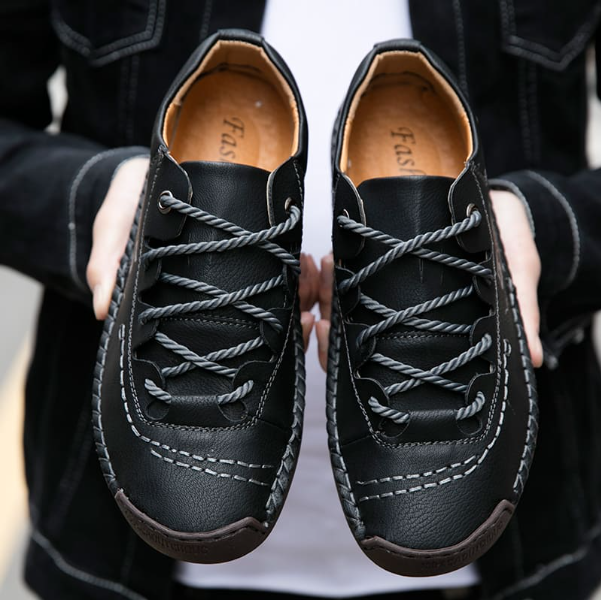 Chaussure en cuir véritable pour hommes - Elegance Five